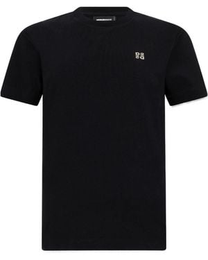 DSquared² Metal D2 Upside Down Regular-Fit T-Shirt - Black