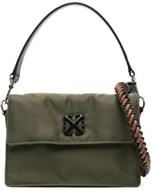 Off-White c/o Virgil Abloh Jitney 40 Foldover Top Shoulder Bag - Green