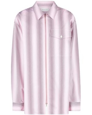 Dries Van Noten Zippered Shirt - Pink