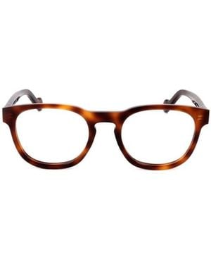 Moncler Eyewear Square Frame Glasses - White