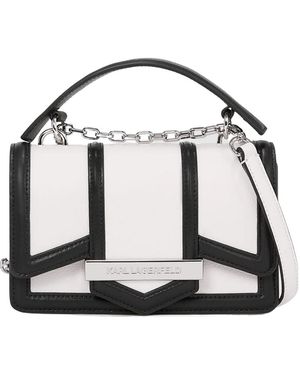 KARL LAGERFELD Small K/Nova Crossbody Bag - Black