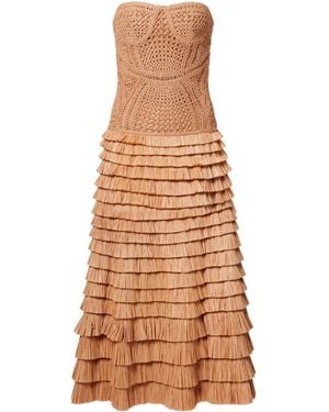Jonathan Simkhai Off Shoulder Dress - Natural