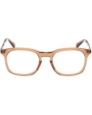 Moncler Eyewear Square Frame Glasses - Metallic