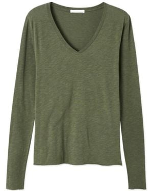 American Vintage Long-Sleeved T-Shirt - Green