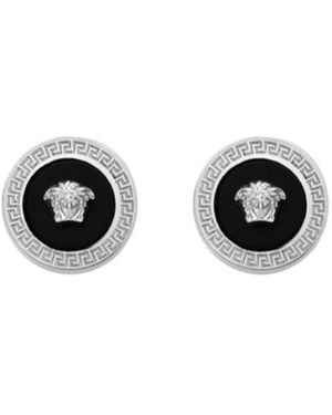 Versace Medusa Stud-Embellished Earrings - Metallic