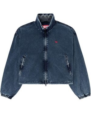 DIESEL G-Leamer Acid-Wash Jacket - Blue