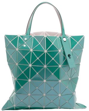 Issey Miyake Geometric Pattern Handbag - Green
