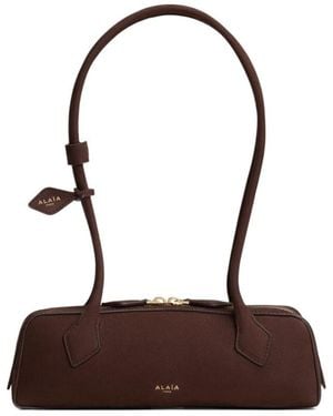 Alaïa Zippered Handbag - Brown