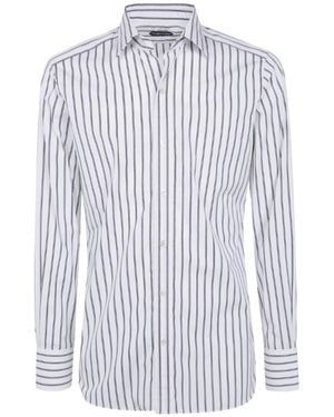 Tom Ford Striped Shirt - Blue