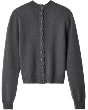 Lemaire Reversible Buttoned Sweater - Gray