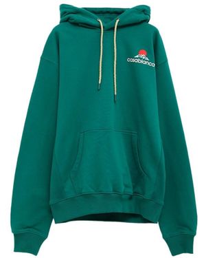 CASABLANCA Drawstring Hoodie - Green