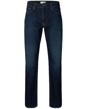 SELECTED 196 Flex Straight Fit Jeans - Blue