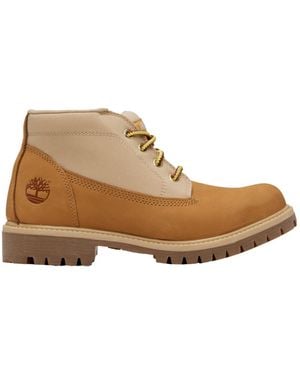 Timberland Premium Mid Chukka Ankle Boots - Natural