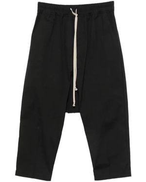 Rick Owens Drawstring Casual Trousers - Black