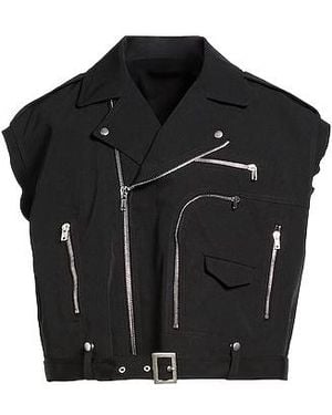 Rick Owens Minimal Solid Color Jacket - Black