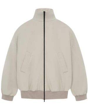Fear Of God Zipped Track Jacket - Grey