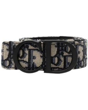 Dior Homme Logo Buckle Belt - White