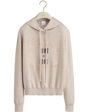 Dior Book Cover Hooded Sweatshirt - Natural