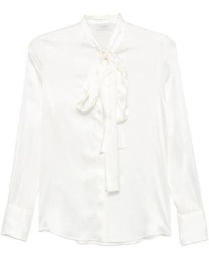 Mazzarelli Long-Sleeve Button-Up Shirt - White