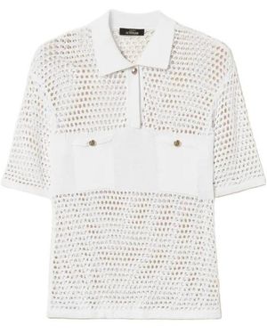 Twinset Crew-Neck Polo Shirt - White