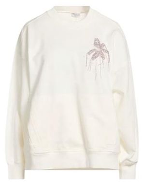 Brunello Cucinelli Solidcolor Longsleeve Sweatshirt - White