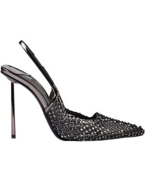 Le Silla Slingback High Heels - Metallic