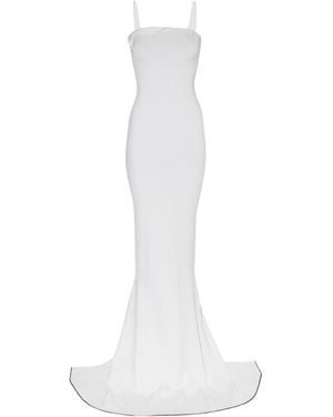 Jacquemus Folded Mermaid Dress - White
