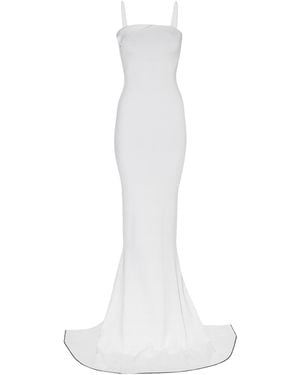 Jacquemus Folded Mermaid Dress - White