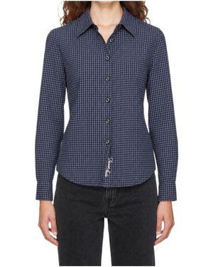 DUNST Plaid Shirt - Blue