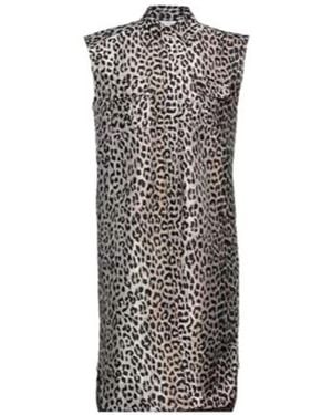 Ganni Sleeveless Dress - Gray