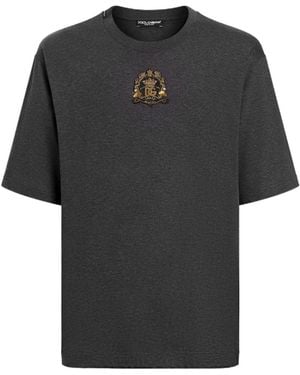 Dolce & Gabbana Short-Sleeved T-Shirt - Black