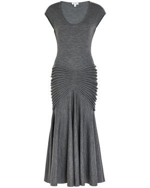 Alaïa Wool Dress - Gray