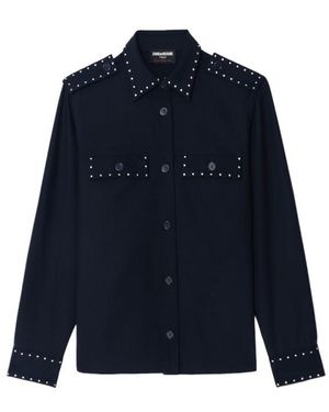 Zadig & Voltaire Crystal-Embellished Shirt - Blue