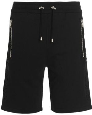 Balmain Embossed Bermuda Shorts - Black