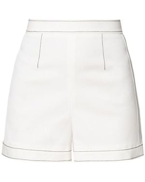 RED Valentino High Waist Shorts - White
