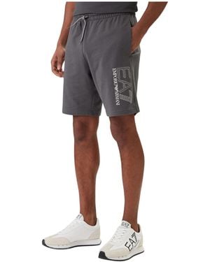 EA7 Wide Leg Shorts - Blue