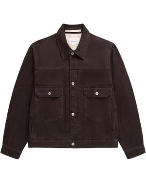 Norse Projects Collared Casual Jacket - Brown