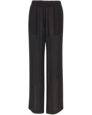 Kaos Elastic Waist Casual Pants - Black