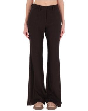 Alysi Flared Trousers - Black