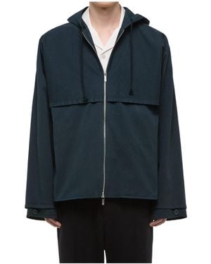 Helmut Lang Garment-Dyed Windbreaker - Blue