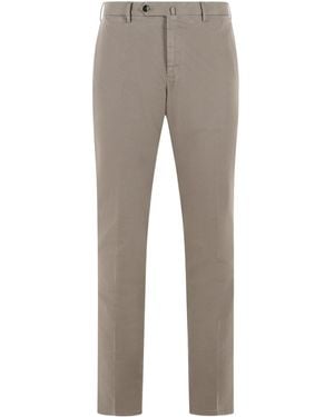 PT01 Casual Pants With Belt Loops - Gray
