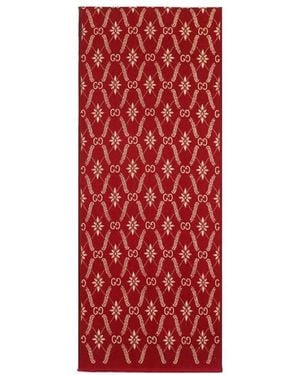 Gucci Logo Scarf - Red