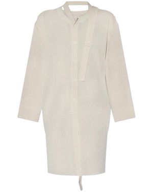 Issey Miyake Cotton Cardigan - White
