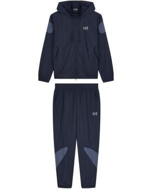EA7 Hooded Tracksuit Ventus 7 - Blue