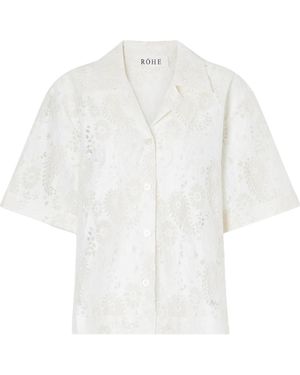 Rohe Short-Sleeved Shirt - White