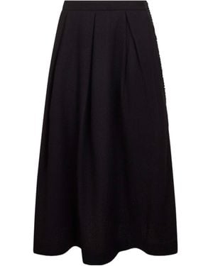 Uma Wang Midi Skirt - Blue