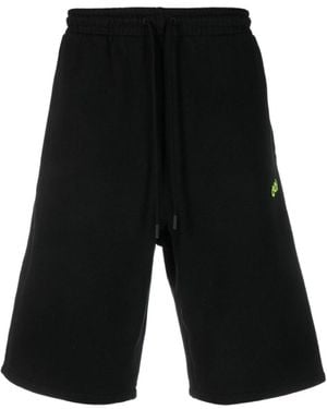 Off-White c/o Virgil Abloh Arrows-Motif Track Shorts - Black