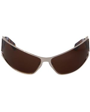 Off-White c/o Virgil Abloh Luna Wraparound Frame Sunglasses - Multicolour