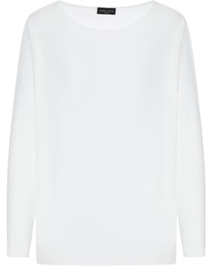 Roberto Collina Long Sleeve Sweatshirt - White