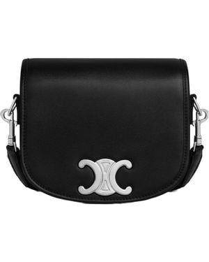 Celine Small Besace Strap Triomphe in Brown for Men | Lyst